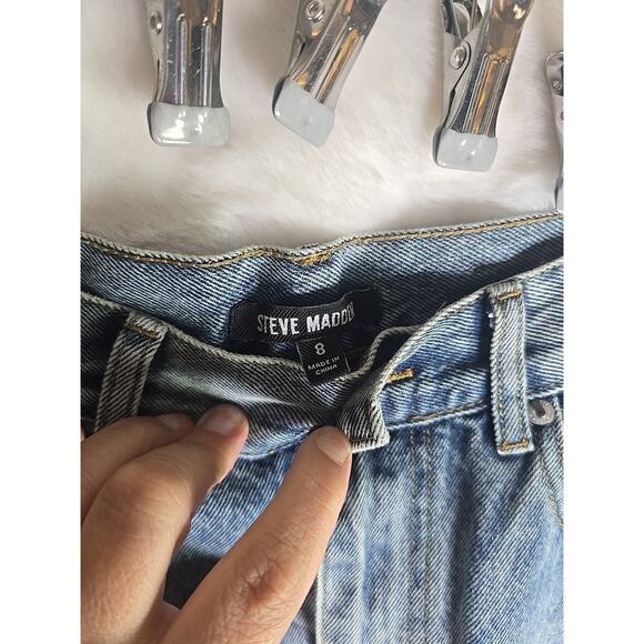 Maxi Front-Slit Denim Skirt Womens 8 Western Casual Fall Boho Winter Chic Indie - Picture 5 of 7